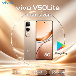 vivo | VIVO V50 Lite 5G 6.77" 120Hz Screen Large Storage Smartphone 12GB+512GB 50MP Camera 6500mAh Big Battery Type-C Dual SIM Phone