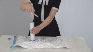 Vacuum Compression Storage Bag: Reusable Travel Sealer Bags & Space Savers