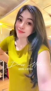Dress Mola 975 / Swing Dress / Pakaian Dinas Malam Wanita / Mini Dress Rayon Premium Adem Lembut