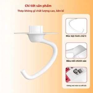 DaLing | Phụ Kiện Móc Trộn Bột Phủ Lớp Chống Dính KitchenAid Dành Cho Máy Trộn Đứng Tương Thích Với Các Model K45dh KSM90 K45SS KSM110 KSM150 KSM75 Tô 4.5 Lít