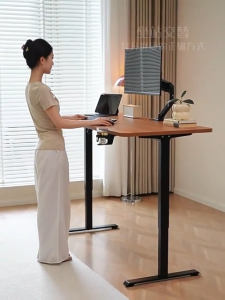 Electric Lift Table,Ergonomic Standing Desk Large One-Piece Standing Desk Adjustable Height/Office Study/Computer Table