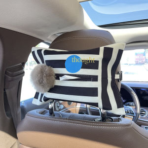 Car Mounted Tissue Box Hanging Style Interior Automobile Tissue Box Female Driver Sun Visor Armrest Box Tissue Holder