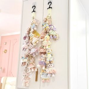 Túi Treo Đồ Chơi Bằng Vải Nhung Linger Bell Star Dazzle Móc Treo Tường Trưng Bày Đồ Chơi Búp Bê Lưu Trữ Đồ Chơi Bền Bỉ