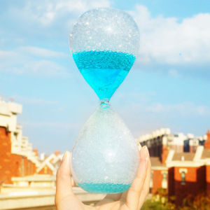 Bubble Hourglass Timer Liquid Drop Ornaments Children Study Time Gifts for Boys And Girls Birthday Creative Desktop Decorations