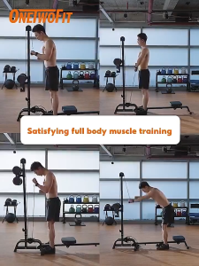 OneTwoFit Multi-Function Foldable Machine High Pull-Down 2-In-1 Fitness Equipment