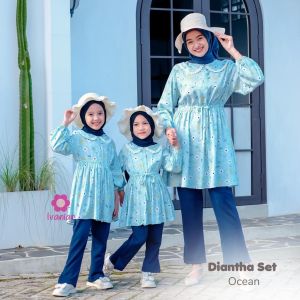 Ivaniar Setelan Rayon Anak Lucu "Diantha Oneset"