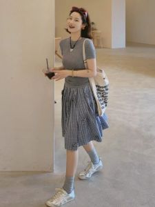 YUEZHONGWEI | Bộ Đồ Phong Cách Hàn Quốc 2 Món