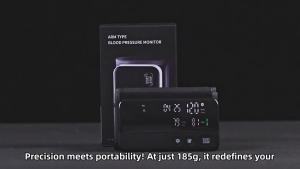 Yongrow Upper Arm Blood Pressure Monitor Heart Rate Digital LED Display Rechargeable Tonometer Portable Large Screen App Link