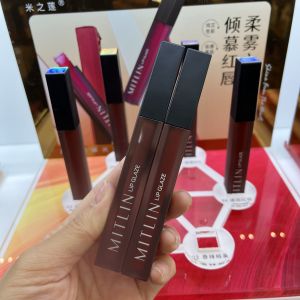 Mitlin Velvet Matte Lip Glaze Long-lasting Colorful Student Friendly Non-fading Velvet Touch Creamy Strawberry Flavor