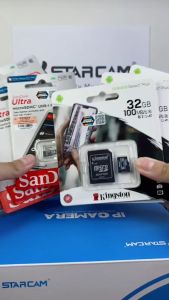 Kingston Micro SD Card เมมโมรี่การ์ด รุ่น Canvas Select Plus64GB/128GB/256GB Class10 เมมของแท้ใช้สำหรับ กล้องวงจรปิด/กล้องติดรถยนต์/โทรศัพท์