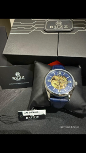 ⌚ BUZZ BL-L3004L-2 | Germany Mens Leather Automatic Watch