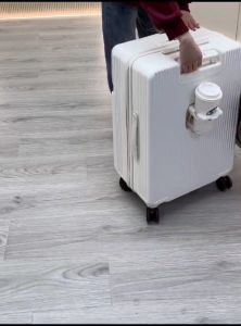 [SG Stock] WOODLES Asher Series Hard Case Luggage with TSA Lock USB Outlet and 360° Lockable Wheels - 20"/24" Cabin Size - Multiple Colors