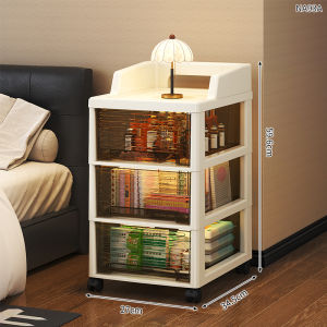 JIAJIESHI | Kệ Lưu Trữ Đồ Ăn Vặt Có Bánh Xe Đa Cấp