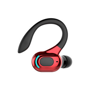 VAORLO | New Bluetooth Business Wireless Headphone Ear-Hook Mini HIFI Bass Single Ear Earphone With Mic Earbuds Sport Game Drive Headset