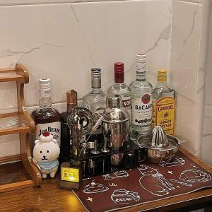 Bộ Dụng Cụ Pha Chế Bằng Thép Không Gỉ Bao Gồm Cốc Pha Chế Bình Lắc Bình Pha Chế Dụng Cụ Pha Chế Tại Nhà Dụng Cụ Pha Chế