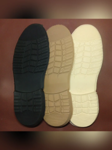 Sol Potong Outsole Sepatu Vibram Boot Pantofel Spon EVA Hitam Krem Moka