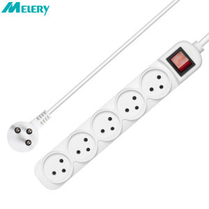 Ổ Điện Melery Có Phích Cắm Israel 3/4/5 Ổ Cắm Điện AC 16A Dây Nối Dài 1.5m Gắn Tường Chống Quá Áp Cho Nhà Ở Và Văn Phòng