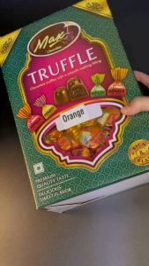 MAX TRUFFLE CHOCOLATE WITH A SMOOTH MELTING ORANGE  FILLING {250G 500G 1KG}