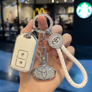 car smart key case for toyota wish  car key cover for wish toyota leather keychain