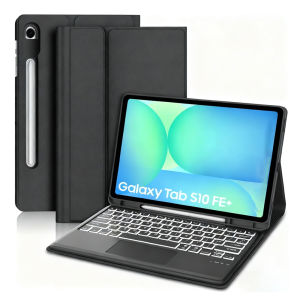 Tablet Case for Samsung Galaxy Tab S10 FE Plus 13.1 lnchKeyboard Cover for Tab S10 FE+ 13.1" with Pencil Holder SM-X620/X626B