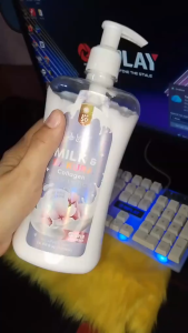 Milk & Sakura Glutathione Niacinamide Body Lotion 500ml 3 X whitening UV defense SPF 50 PA+++