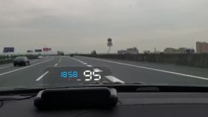 RYSJM | C500 OBD2 HUD Head-Up Display EOBD Car Speedometer Windshield Projector Water Temp RPM Overspeed Alarm Auto Accessories Custom