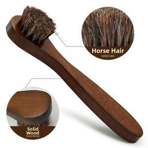 Besee | Leather Cleaning and Polishing Brush Soft Bristles
