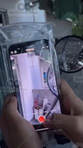 RAINBEAU ซองกันน้ํา มือถือ สัมผัส ถ่ายรูป ได้ มีช่องเสียบชาร์จ  แบบล็อคสองชั้น กันน้ำเข้าได้ดี เหมาะสำหรับ ไรเดอร์