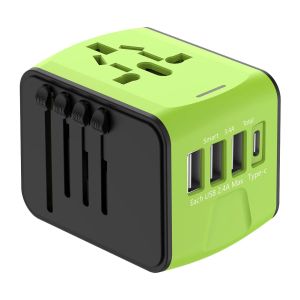 Travel Adapter Universal Power Plug UK European Union US Socket International 3USB Type C Wall Charger for Global Adapters