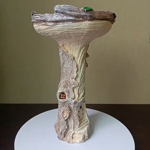 Upretty Outdoor Garden Bird Feeder: A Cute Design & Premium Polyresin Material