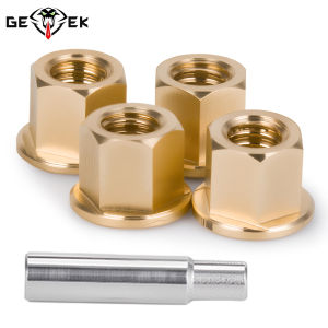 4/8Pcs Brass Wheel Nuts with Socket Tools for 1/30 RC Crawler Car Axial SCX30 Upgrade Parts