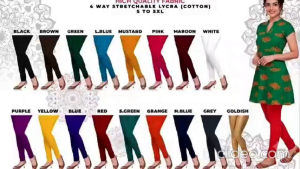 LEGGING WOMAN 4 WAY LYCRA STREACHABLE SIZE S TO 5XL BEST COMBO