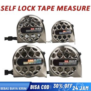 Meteran Bangunan 10 Meter Canggih 5 Meter Import Terbaik / Home Meteran Roll High Precision Self Lock Tape Measure 19 mm 5 m / 7.5 Meter Meteran Roll Lebar 25 mm Alat Bantu Ukur Pertukangan