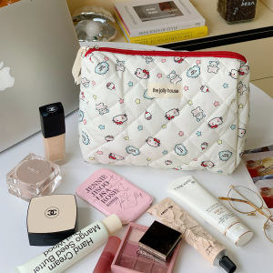 2025 New Cute Printed High Aesthetic Makeup Bag Portable Travel Storage Bag Cosmetic Bag Inner Pouch Cartoon Design Medium Size