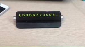 Bảng Số Điện Thoại Ô Tô - Bảng Số Điện Thoại Trên Ô Tô - Đặt Trên Taplo Xe Hơi Hỗ Trợ Dừng Đỗ Thiết Kế Nhỏ Gọn Bền Đẹp