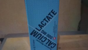 1 STRIP -  Calcium Lactate 500mg isi 10 Tablet Kalsium Tulang IFI