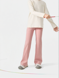 Purcotton | Childrens Leggings Flare Pants Cotton High Elasticity Long Pants