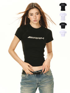 Ariseism | Retro Design Form-Fitting T-Shirt Female