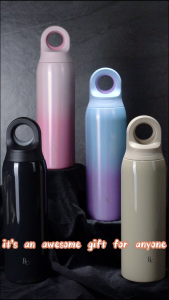 Redchef 650ml Water Bottle Insulated Stainless Steel One-Hand Open 24H Cold 12H Hot Leakproof BPA Free for Gym Travel School