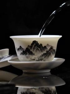 XIYUANJI | Gilded Thousand Li Jiangshan High-end Luxury Kung Fu Tea Set 2026 New