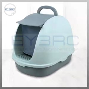 Fully Enclosed Large Cat Litter Box with scooper