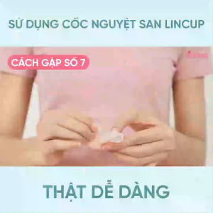 Cốc Nguyệt San Lincup Chính Hãng duocsy_giangle. Nhập Khẩu Mỹ - Mềm Mại Chống Tràn Tiện Lợi 25ml/34ml/40ml