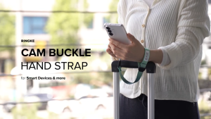 RINGKE® CAM BUCKLE HAND STRAP Secure Lock Lightweigh Designed for Cell Phone Cases Keys Cameras & ID QuikCatch Lanyard