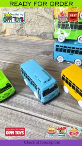 [COD] Mainan Bus Tayooo - Go Go Toya Mobil Tayyo LT55 - Mainan Mobil Bus Bis Kecil Isi 4 pcs - Die Cast Bus