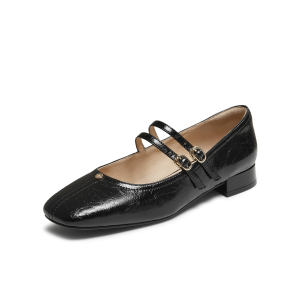 Stylish Silver Ballet Mary Jane Shoes