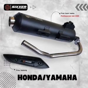 Knalpot Standar Racing Vario 125 KZR/BOHLAM Original SIXXER