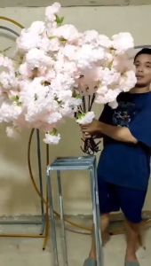 Artificial Sakura Multilayer Artificial Cherry Blossom Simulated Peach Blossom Fake Bouquet