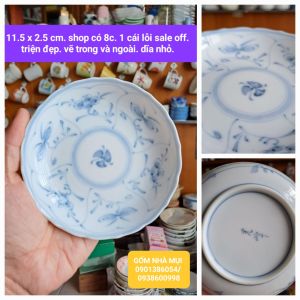 Tô chén dĩa cốc men lam ghép set GỐM SỨ NHẬT ĐỘC LẠ 2HAND