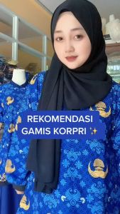 KORPRI TERBARU. Batik Korpri Terbaru. Gamis Kerja Batik Korpri