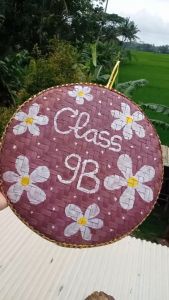 Tampah lukis prakarya sekolah free custom| walldecor dinding aesthetic